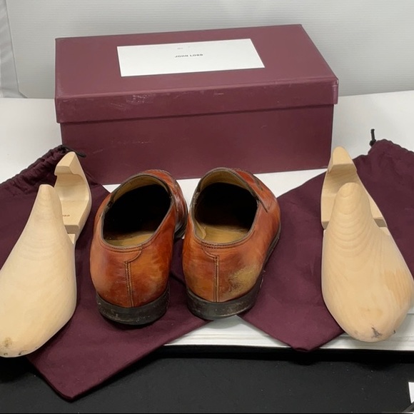 🔥JOHN LOBB COLOR "NEW GOLD" SIZE 10E. Preworn - Picture 6 of 9
